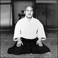 Morihei Ueshiba aos 51 anos