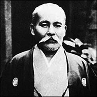 Morihei Ueshiba aos 55 anos